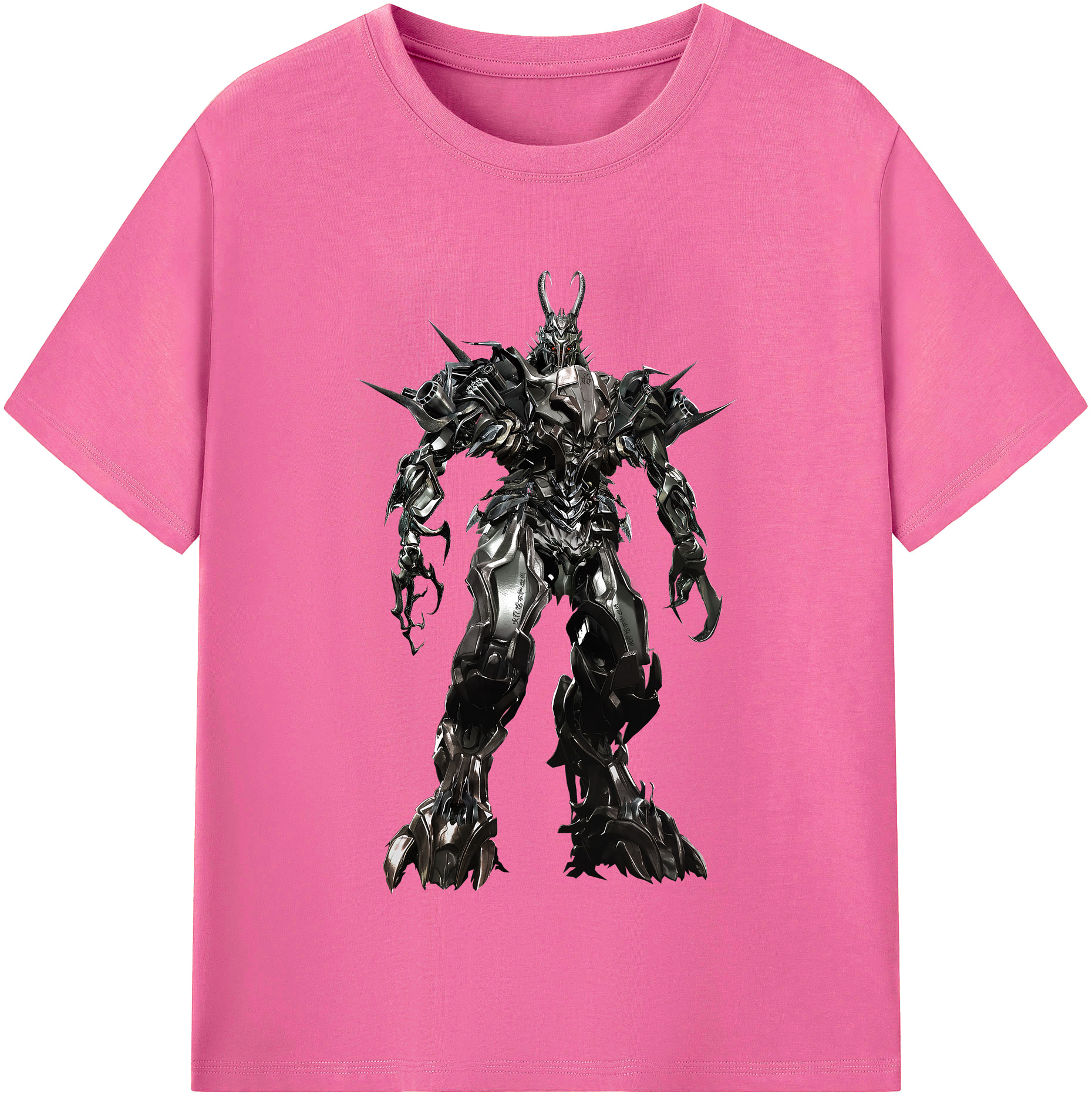（画像用） Transformers トランスフォーマー レディースカジュアルプリントTシャツ（綿100％）